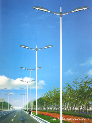 【供应单臂、双臂、太阳能、led各种高低道路灯,品种齐全】价格,厂家,图片,高杆灯,高邮市丰恺路灯厂-