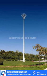 豪义照明 昆明官渡区高杆灯厂家直销，点亮城市夜空