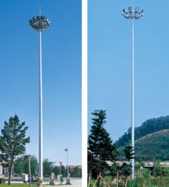 巴中广场高杆灯 点亮城市夜空的艺术与科技