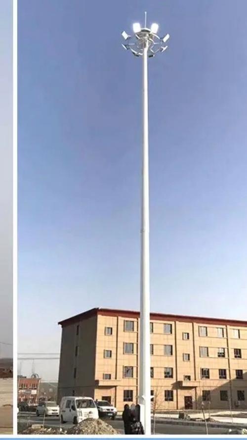 高杆灯适用于医院停车场广场,等大型活动场地,增加照明效果